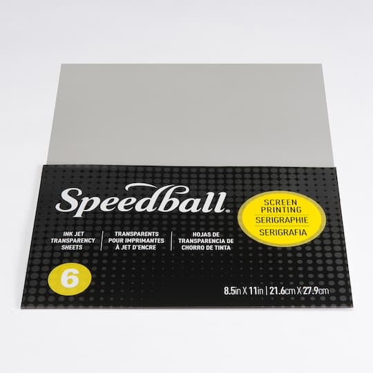 Speedball&#xAE; 8.5&#x22; x 11&#x22; Screen Printing Ink Jet Transparency Sheets, 6ct.